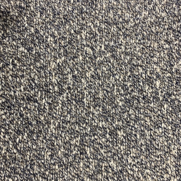 Boglioli Black White Marled Extra Soft Knit Wool Sweater Sz M - Picture 5 of 11